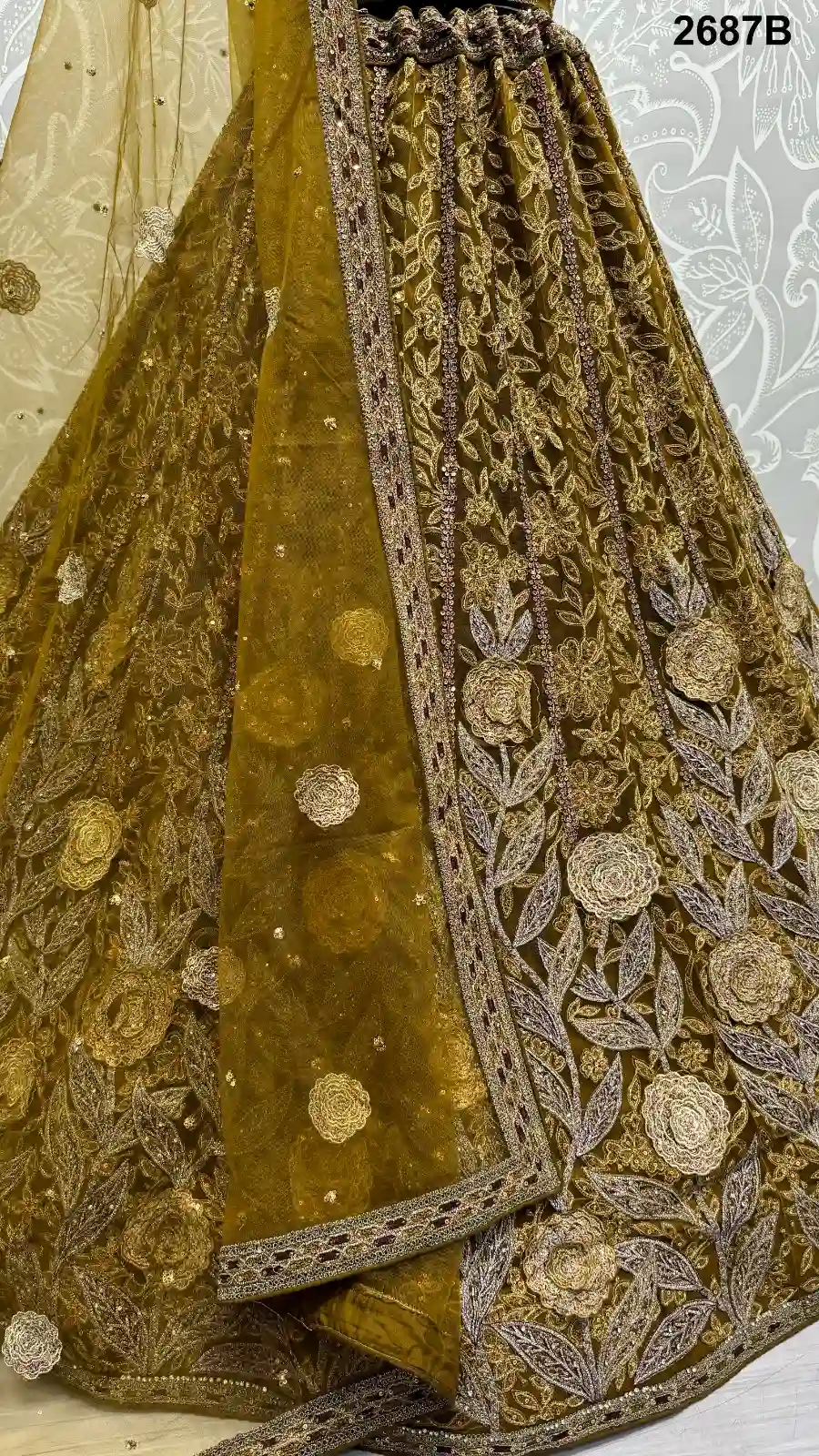 Anjani Art 2687A To 2687D Heavy Net Wholesale Lehenga Catalog — Wholesale Lehenga, MPA wholesale from Surat — Photo 9